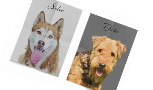 pet portrait prints